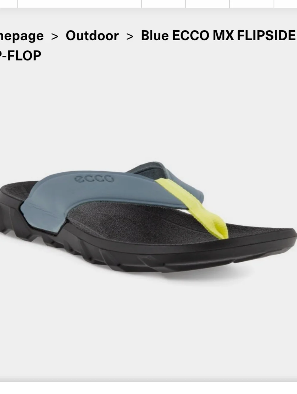 Ecco MX Flipslider Flip-Flop Size 37 Womens 3/3.5